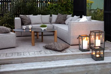 Modulo divano Muki - Light taupe, terminale destro - Brafab