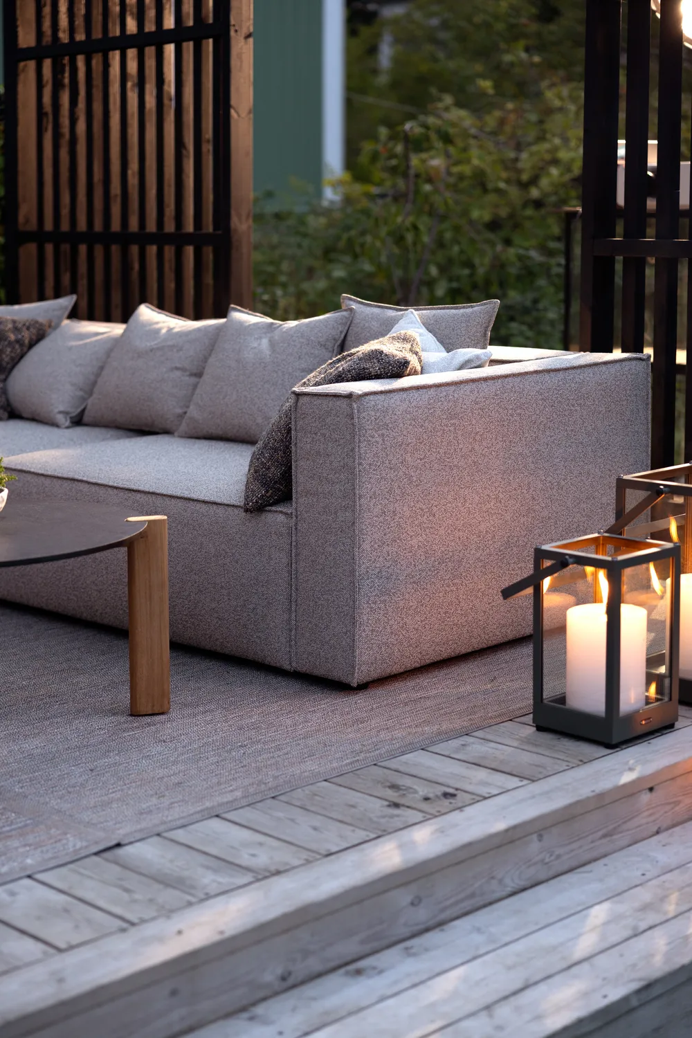 Modulo divano Muki, Light taupe, terminale sinistro Brafab