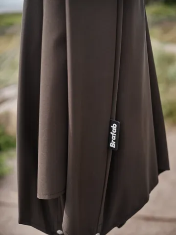 Ombrellone Abriola - Charcoal black, Ø270 cm - Brafab