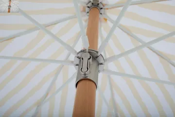 Parasole Gatsby - Yellow stripe, Ø185 cm - Brafab