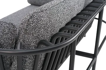 Poltrona Collier - Nero-teddy ant - Brafab