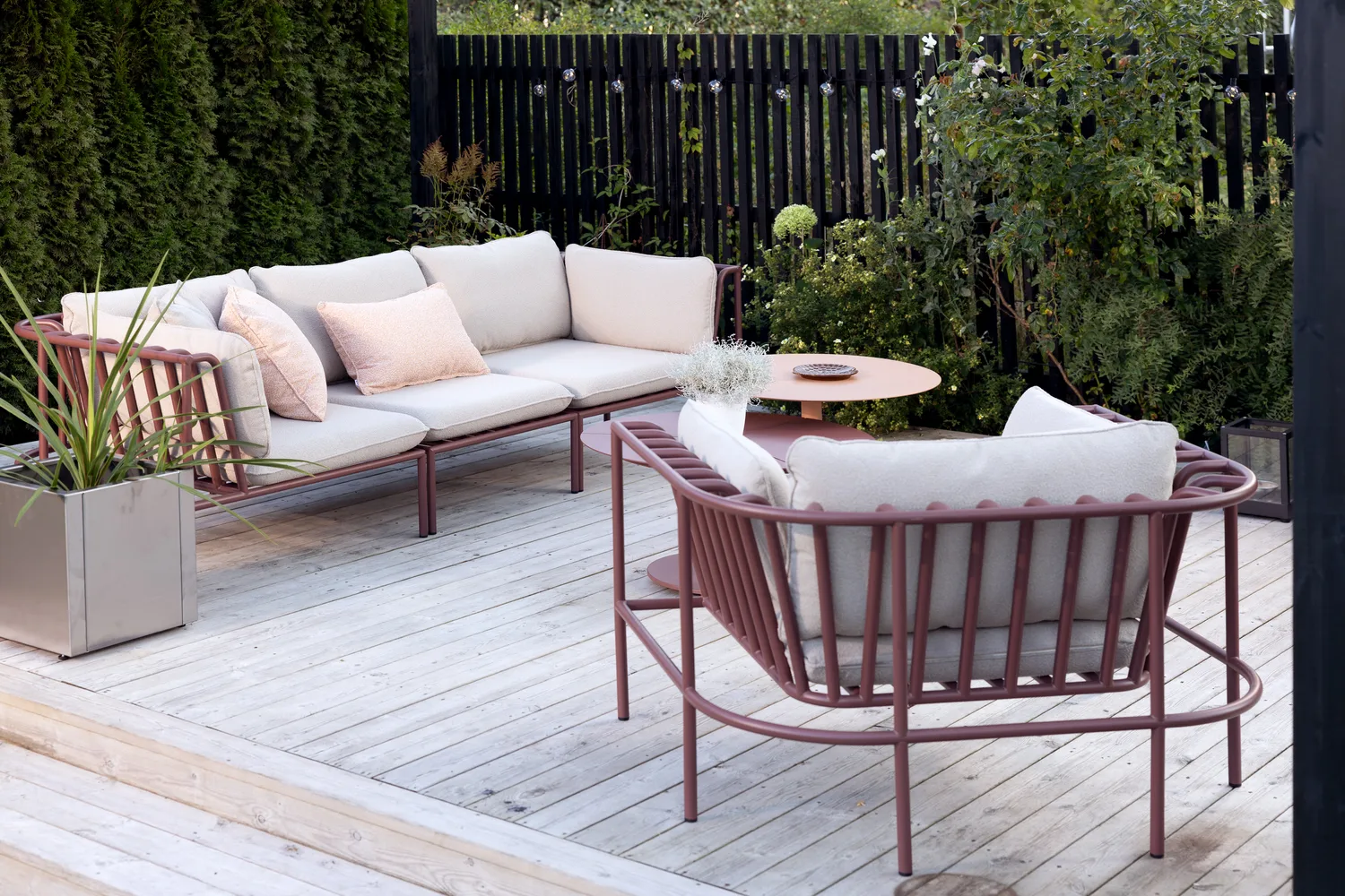 Poltrona Collier, Zin red-teddy beige Brafab