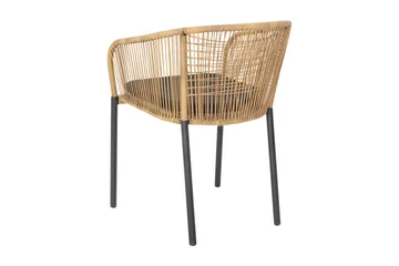 Poltrona Delta - Antracite-naturale - Brafab