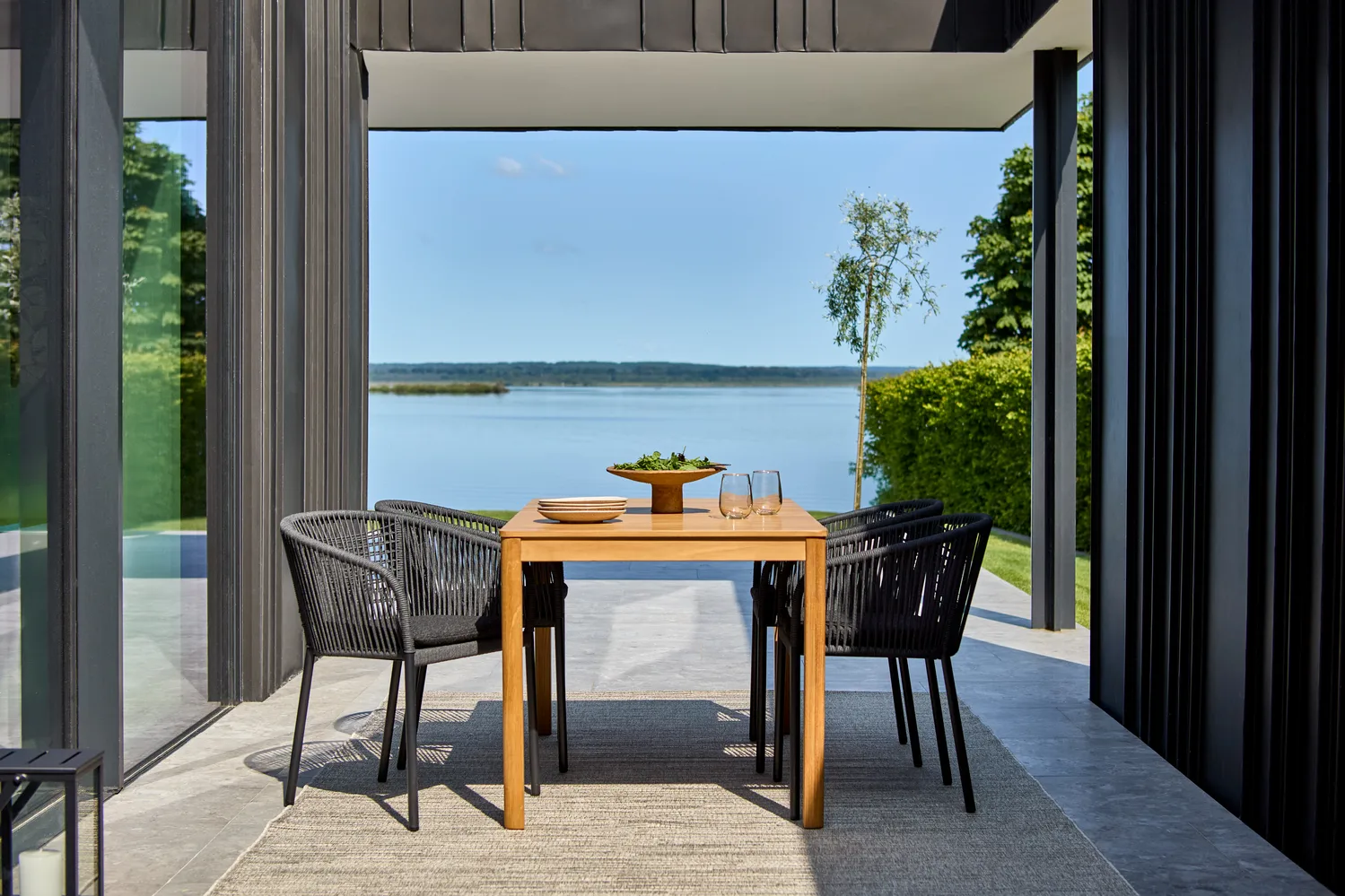 Poltrona Delta, Nero Brafab