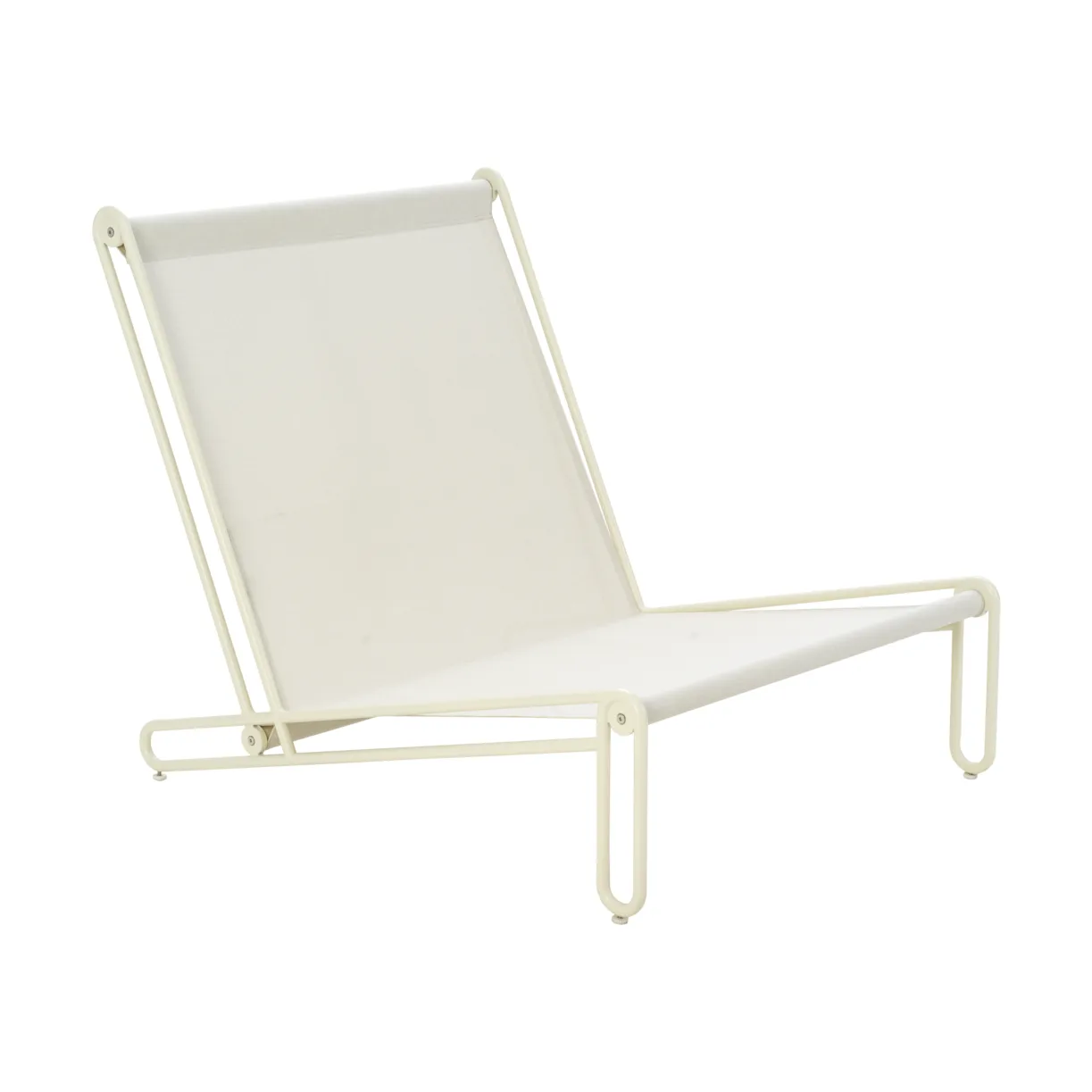 Poltrona lounge Blixt, Pearl white-teddy arancione Brafab