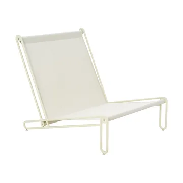 Poltrona lounge Blixt - Pearl white-teddy arancione - Brafab