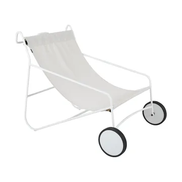 Poltrona lounge Poul Chair - Bianco - Brafab