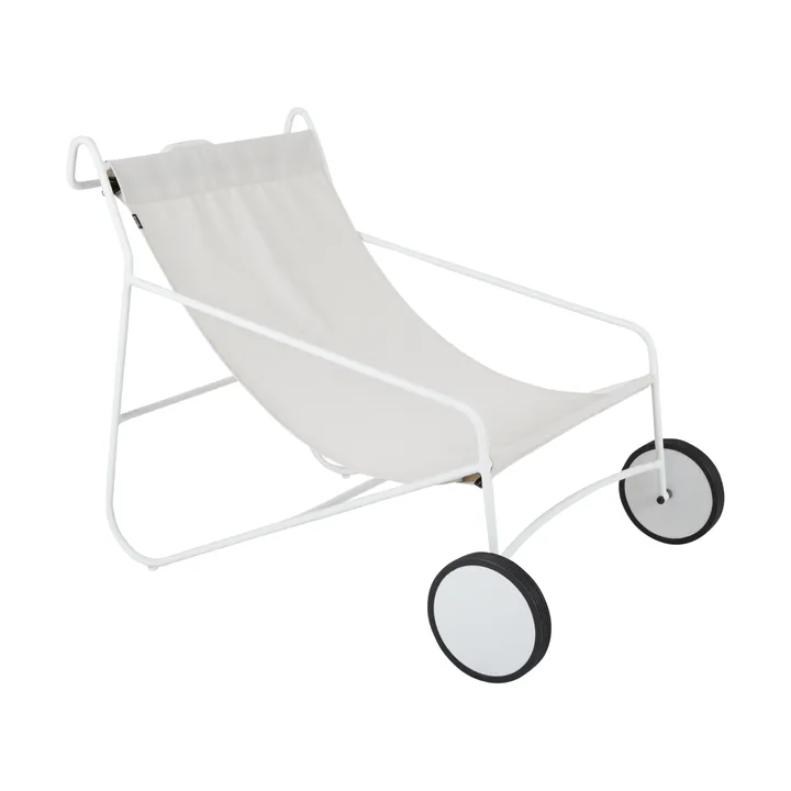 Poltrona lounge Poul Chair - Bianco - Brafab