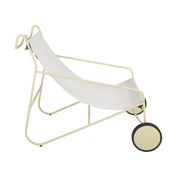 Poltrona lounge Poul Chair - Lemon-off white - Brafab