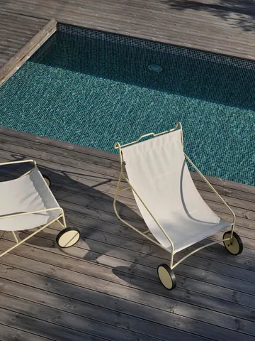 Poltrona lounge Poul Chair - Lemon-off white - Brafab