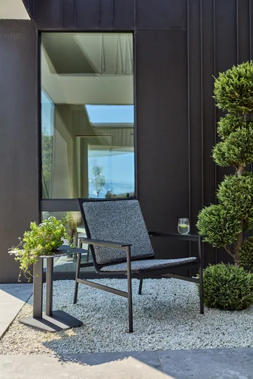 Poltrona lounge Soro - Nero-teddy ant - Brafab