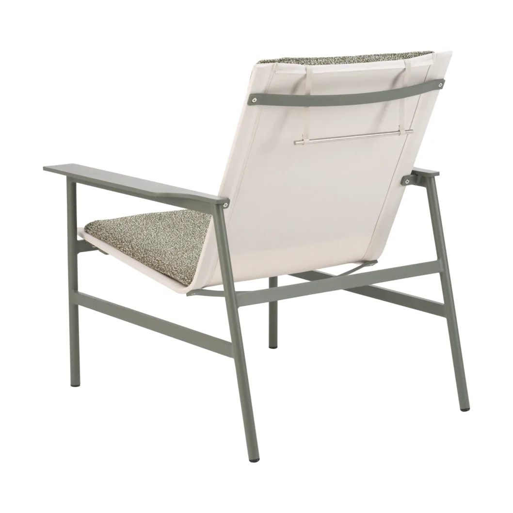 Poltrona lounge Soro, Nordic green-teddy verde Brafab