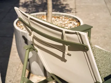 Poltrona lounge Soro - Nordic green-teddy verde - Brafab