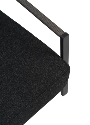 Poltrona Lyra - Nero-teddy black - Brafab