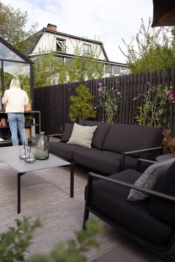 Poltrona Lyra - Nero-teddy black - Brafab