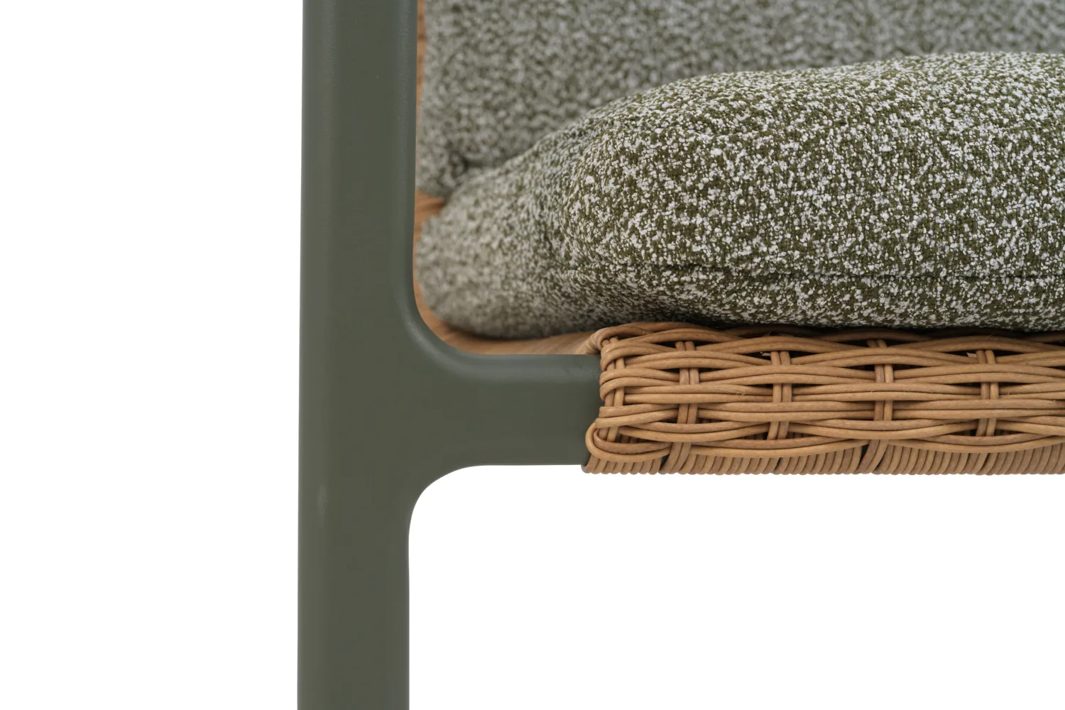 Poltrona Motty, Nordic green-teddy verde Brafab