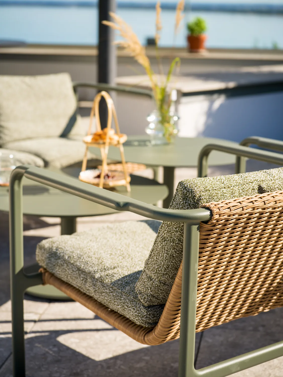 Poltrona Motty, Nordic green-teddy verde Brafab