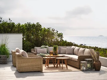 Pouf Glendon - Dark Brown-soft moose - Brafab