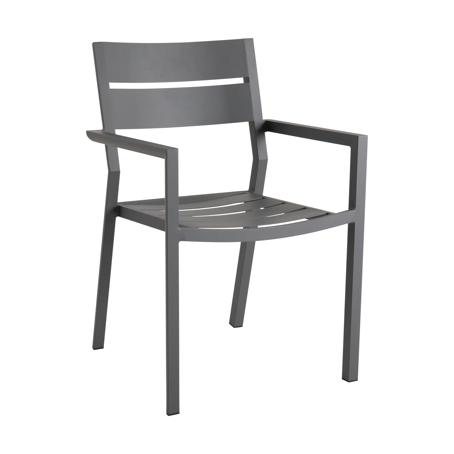 Sedia con braccioli Delia, Anthracite Brafab