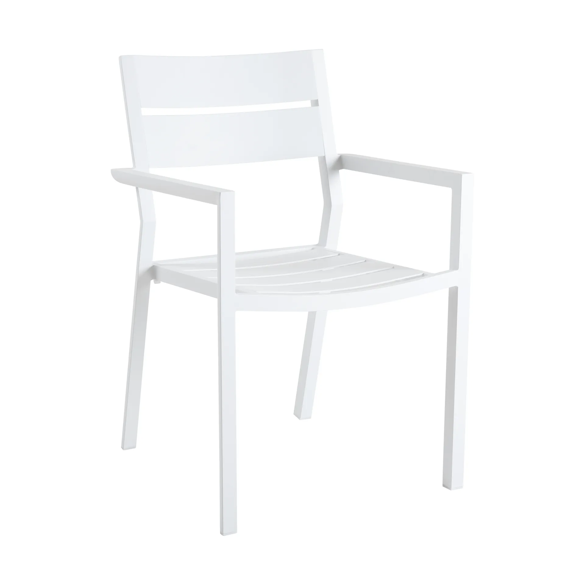 Sedia con braccioli Delia, Bianco Brafab