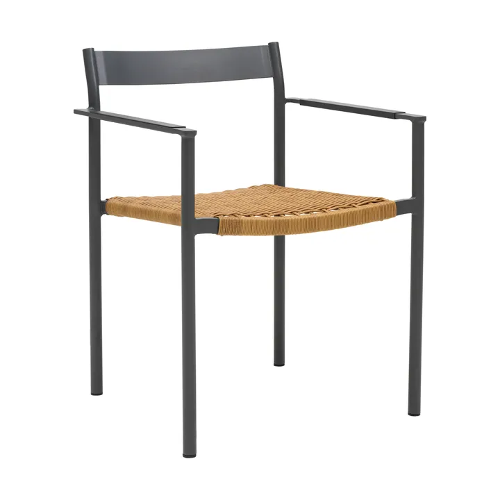 Sedia con braccioli DK - Anthracite - Brafab