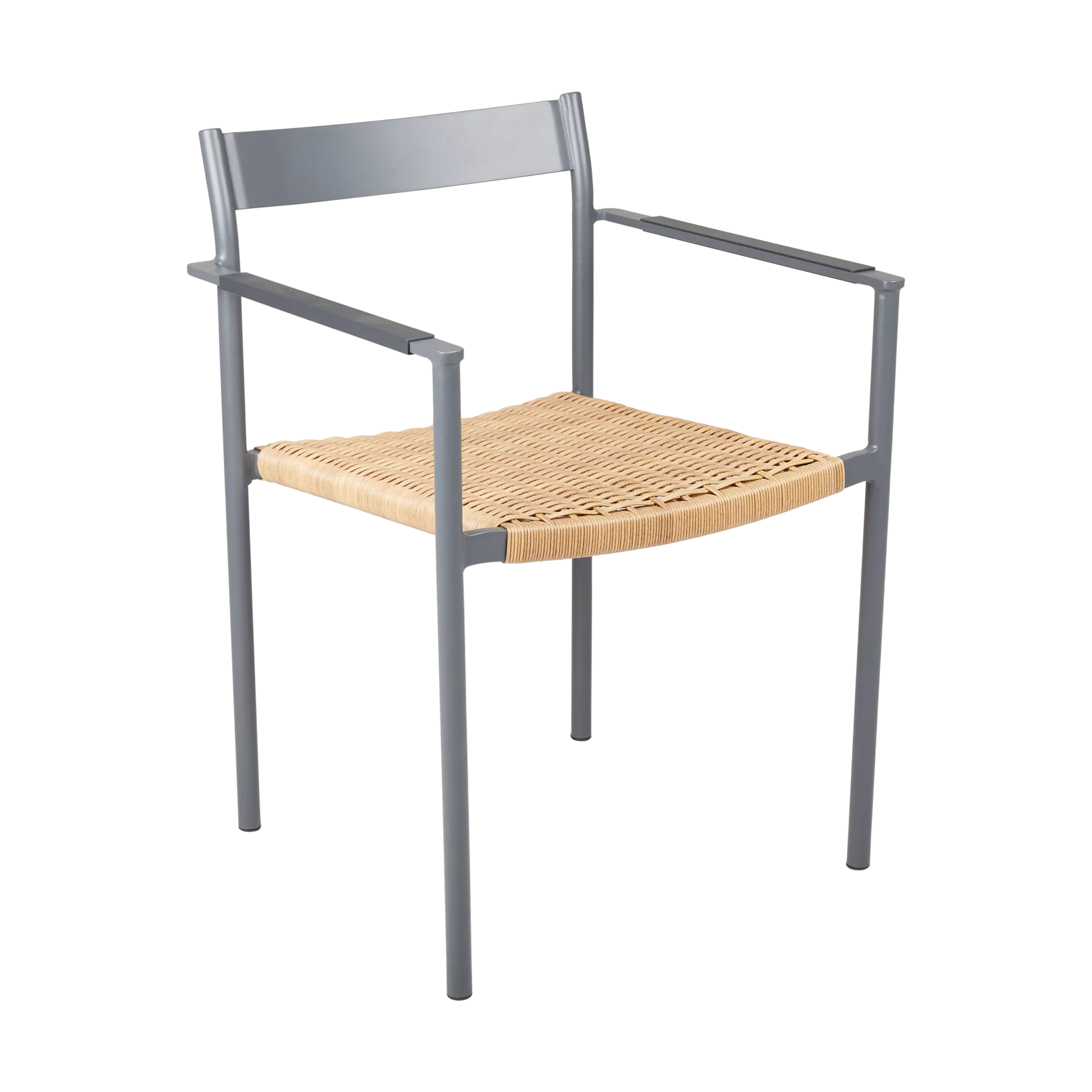 Sedia con braccioli DK, Anthracite Brafab