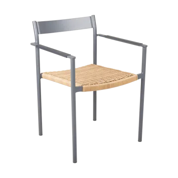 Sedia con braccioli DK - Anthracite - Brafab