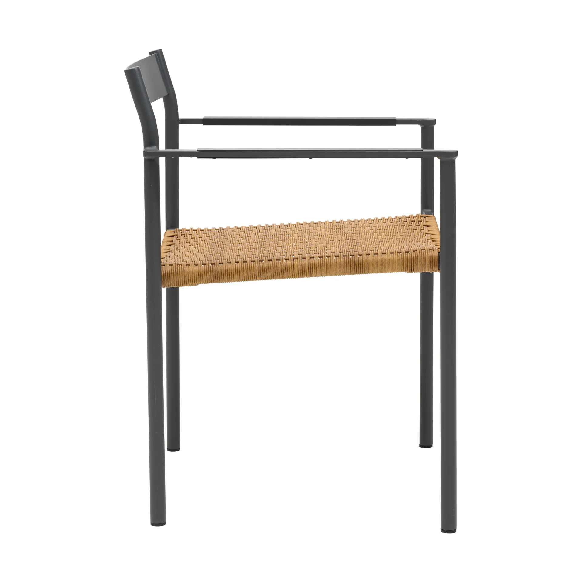 Sedia con braccioli DK, Anthracite Brafab