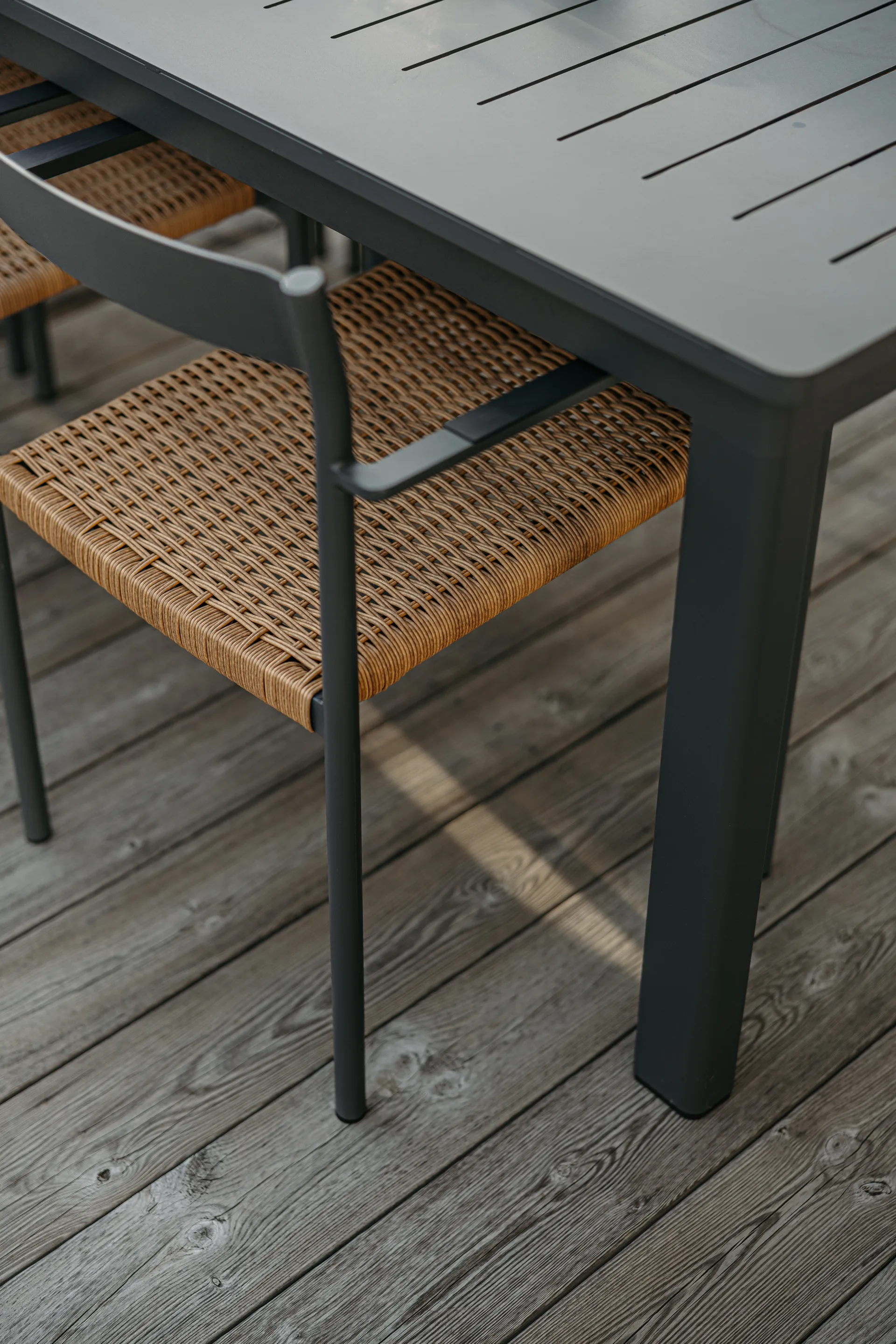 Sedia con braccioli DK, Anthracite Brafab