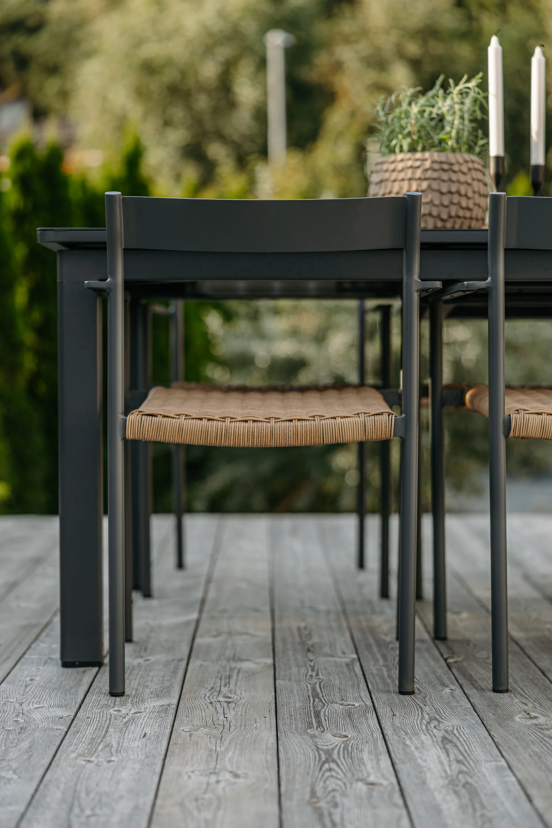 Sedia con braccioli DK, Anthracite Brafab