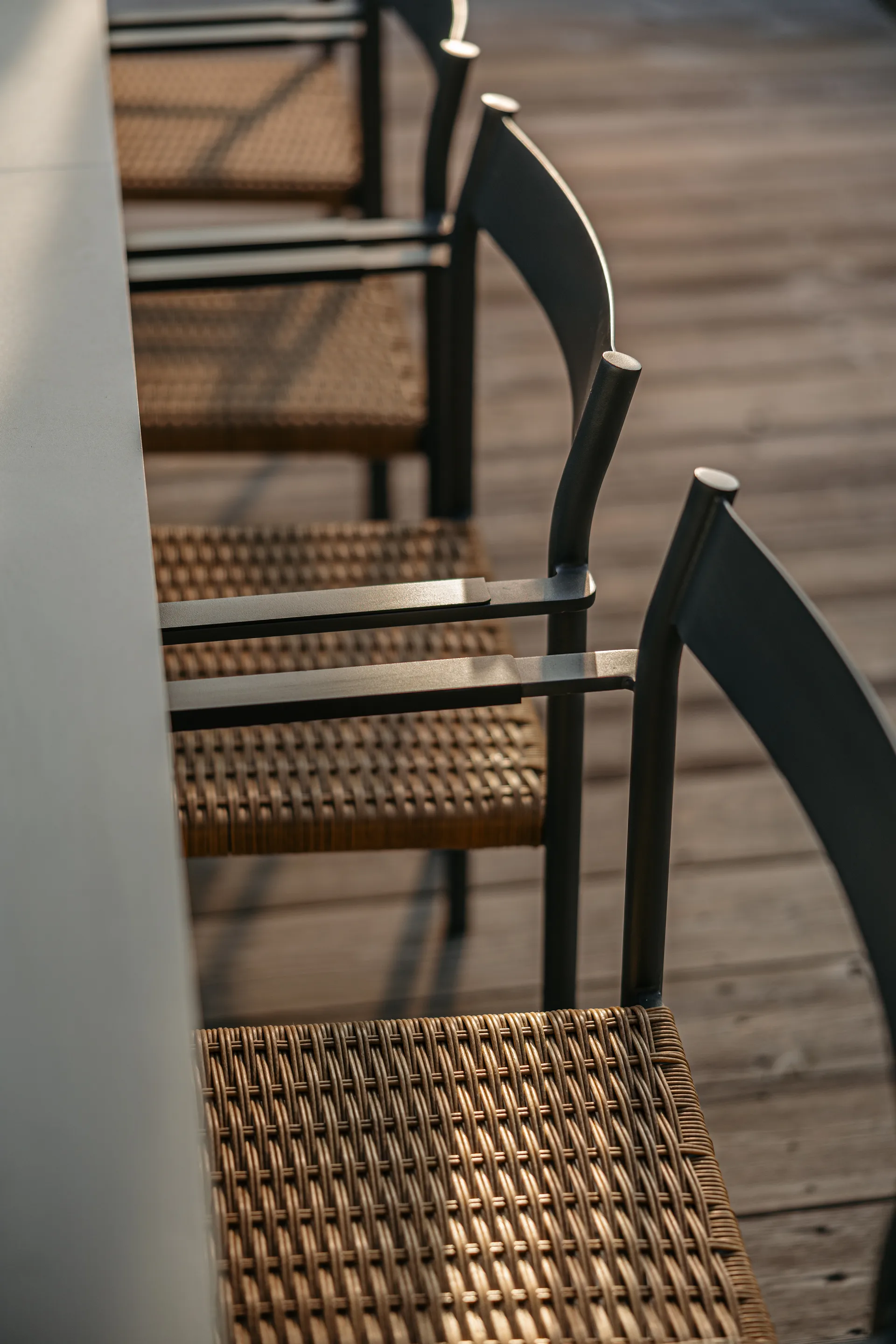 Sedia con braccioli DK, Anthracite Brafab