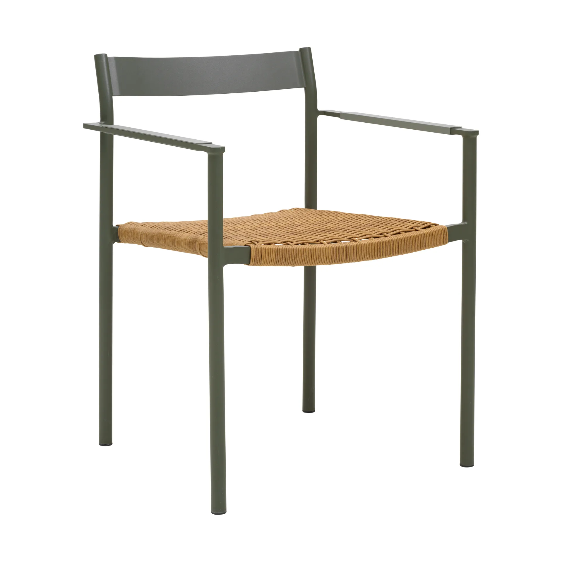 Sedia con braccioli DK, Nordic green Brafab