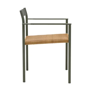 Sedia con braccioli DK - Nordic green - Brafab