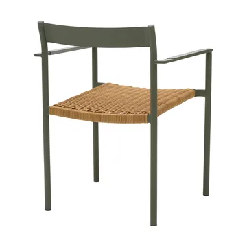 Sedia con braccioli DK - Nordic green - Brafab