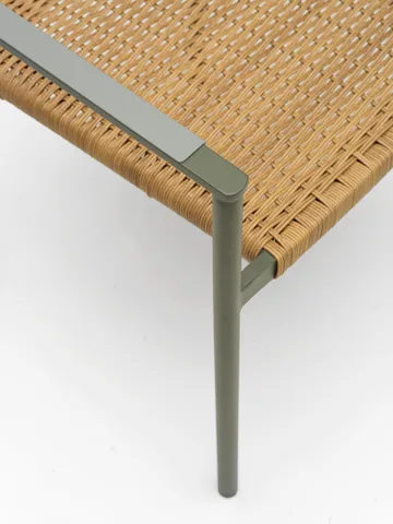 Sedia con braccioli DK - Nordic green - Brafab