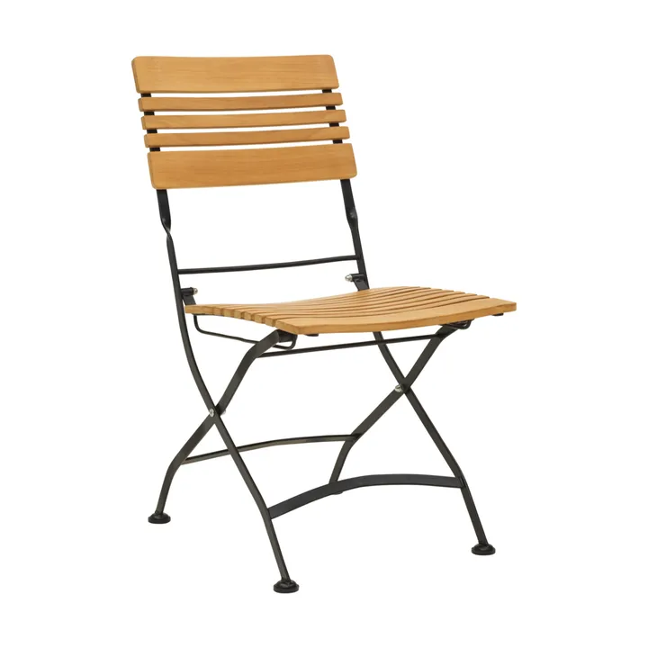 Sedia da pranzo Brewer - Nero-teak - Brafab