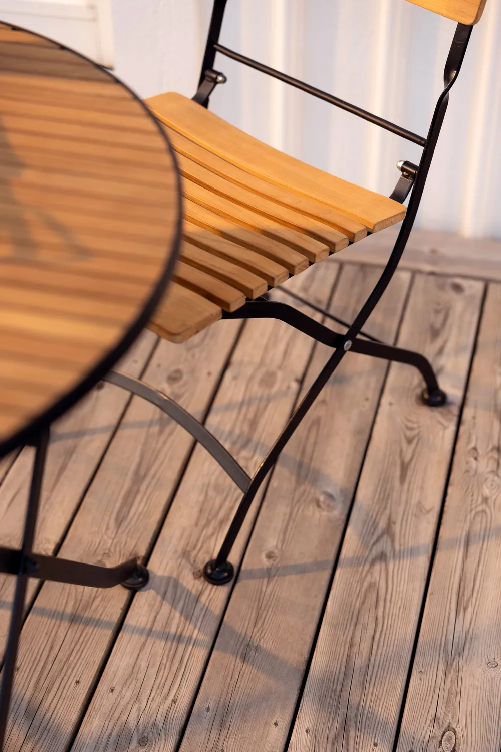 Sedia da pranzo Brewer, Nero-teak Brafab