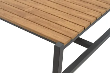 Set divano Cap - Antracite-marrone, 6 posti - Brafab