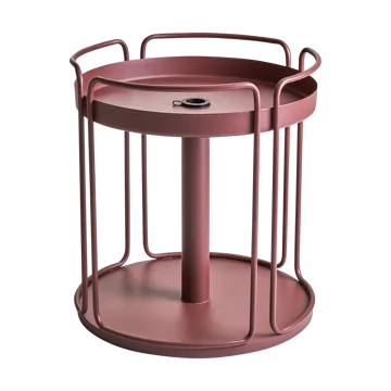 Tavolino e base per ombrellone Shady - Zin red - Brafab