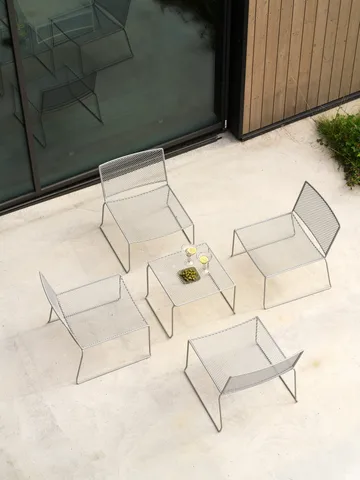 Tavolino laterale Haru - Slate grey, 54x54 cm - Brafab