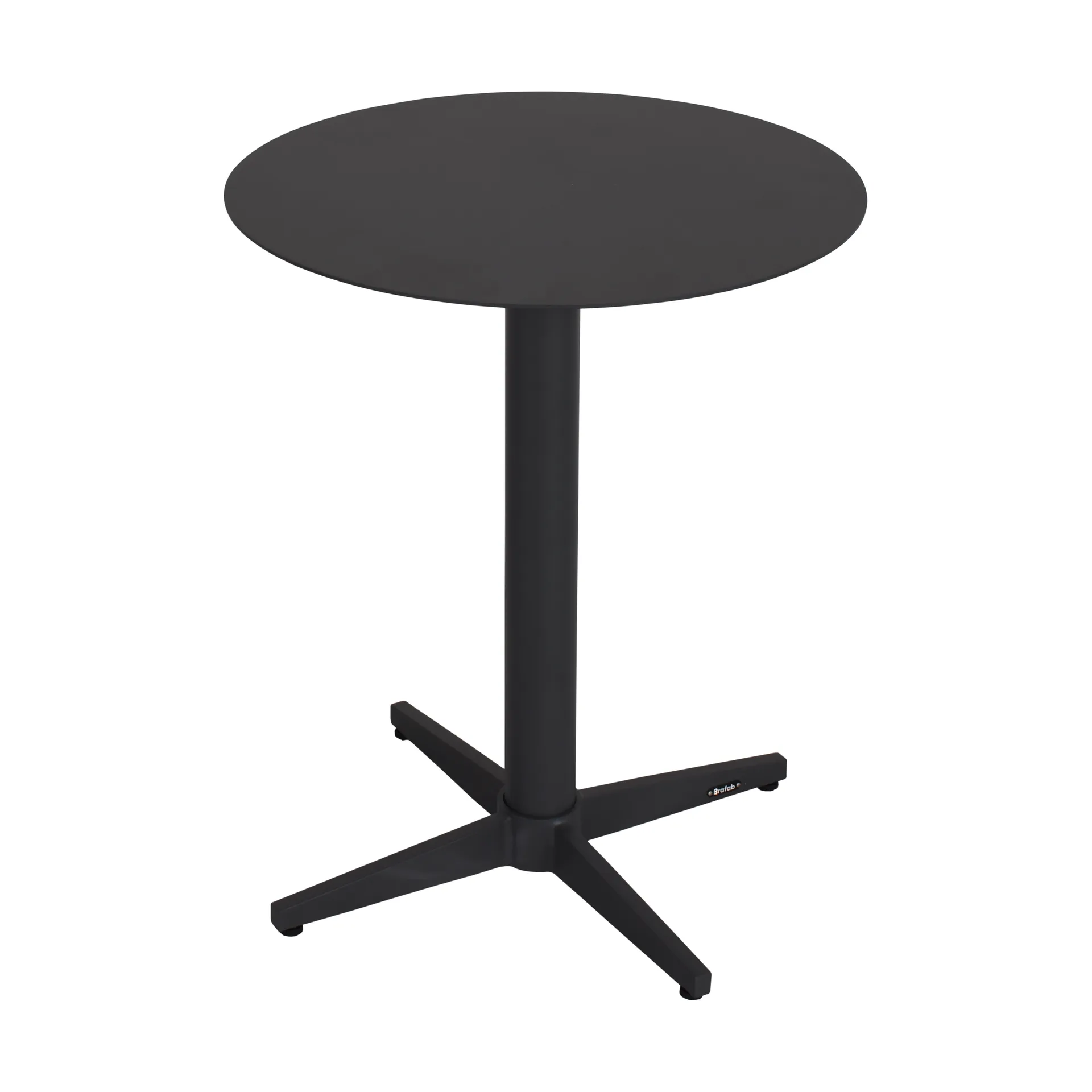 Tavolino Mill, Anthracite, Small High Ø50 cm Brafab