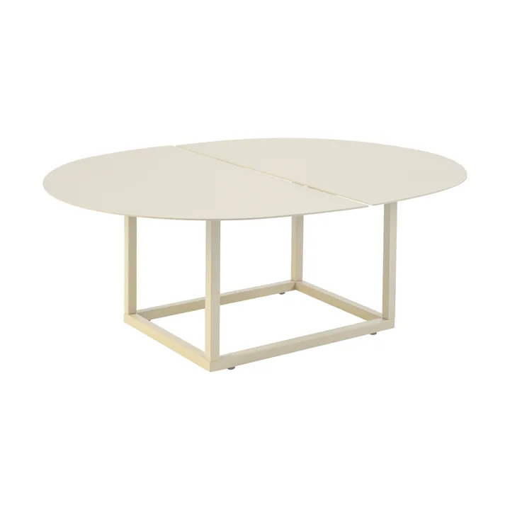 Tavolino Olive - Bianco perla, 110x80 cm - Brafab