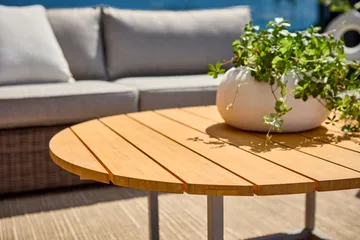 Tavolino Olive - Khaki-bamboo, 110x80 cm - Brafab