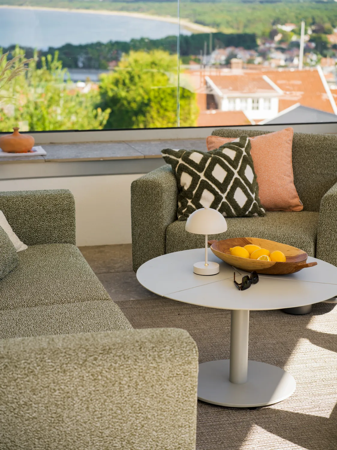 Tavolino Peace, Light grey, Ø80x46 cm Brafab