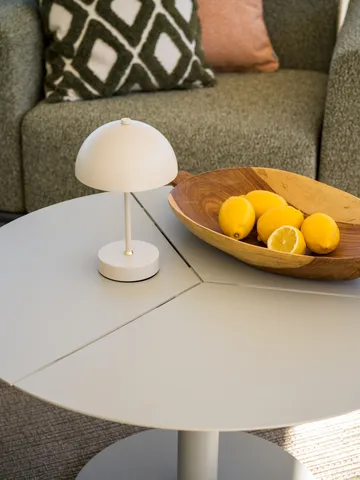 Tavolino Peace - Light grey, Ø80x46 cm - Brafab