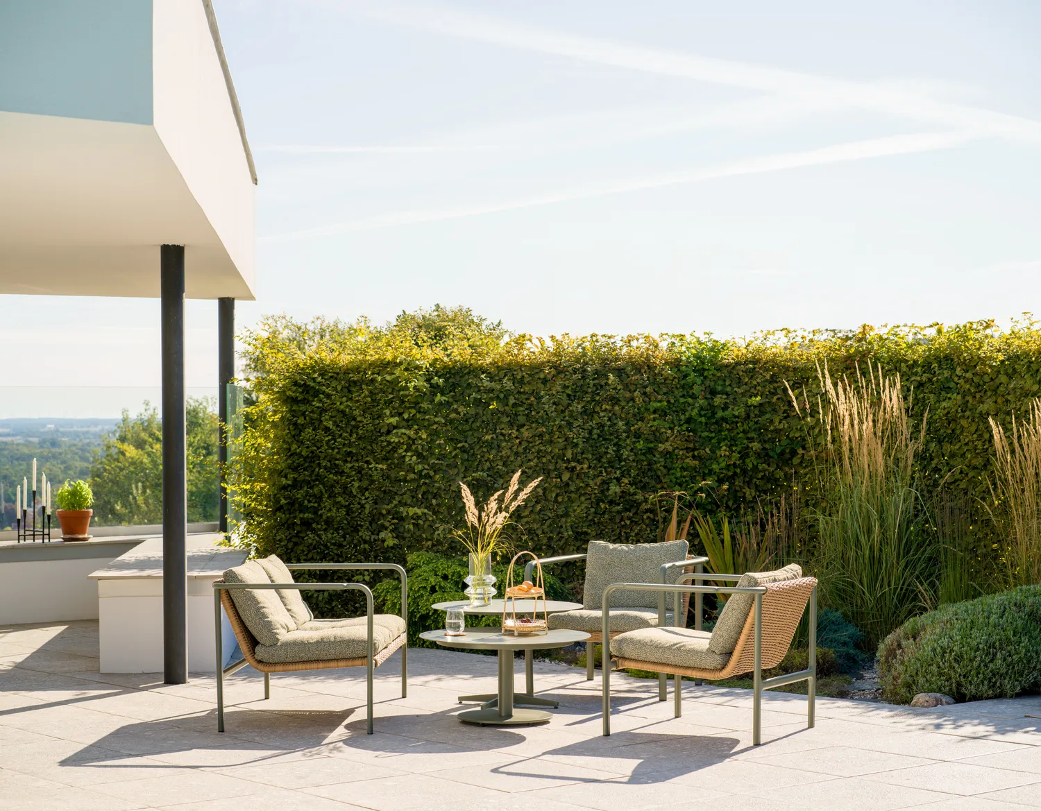 Tavolino Peace, Nordic green, Ø80x46 cm Brafab