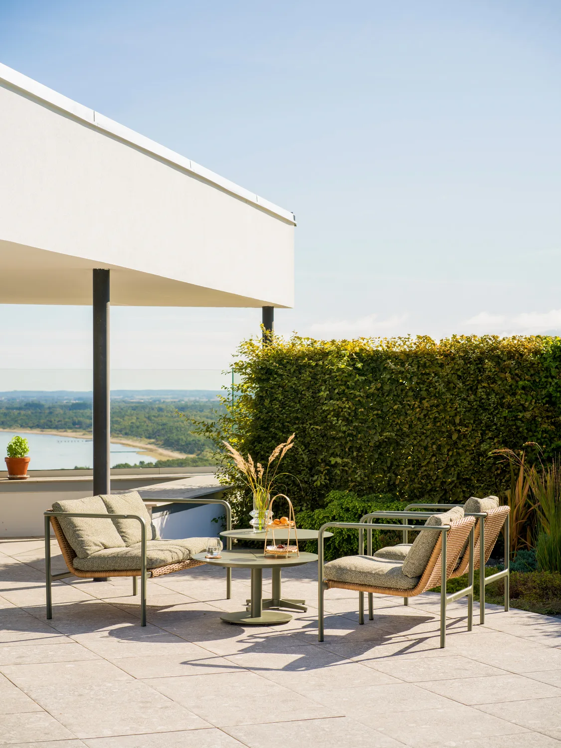 Tavolino Peace, Nordic green, Ø80x46 cm Brafab