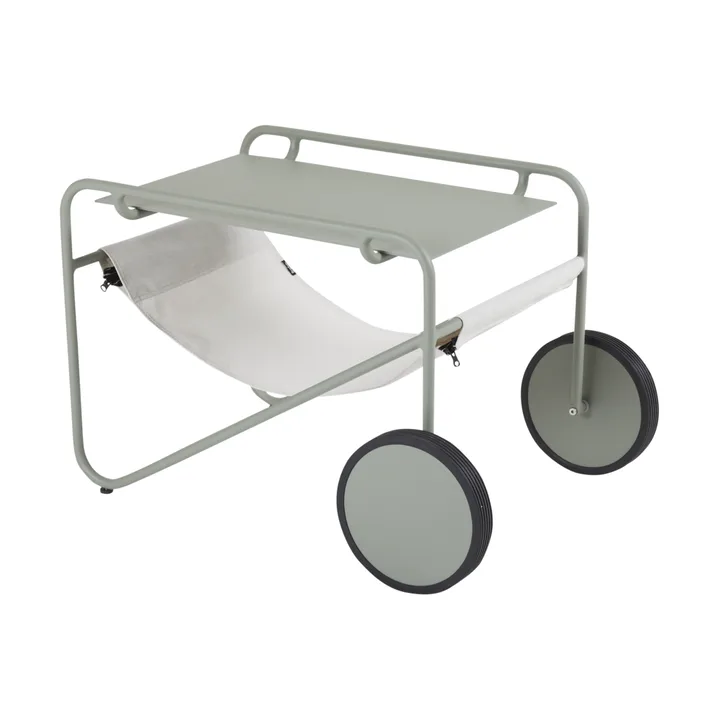 Tavolino Poul Table - Dusty green-off white, 72x44 cm - Brafab