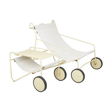 Tavolino Poul Table - Lemon-off white, 72x44 cm - Brafab