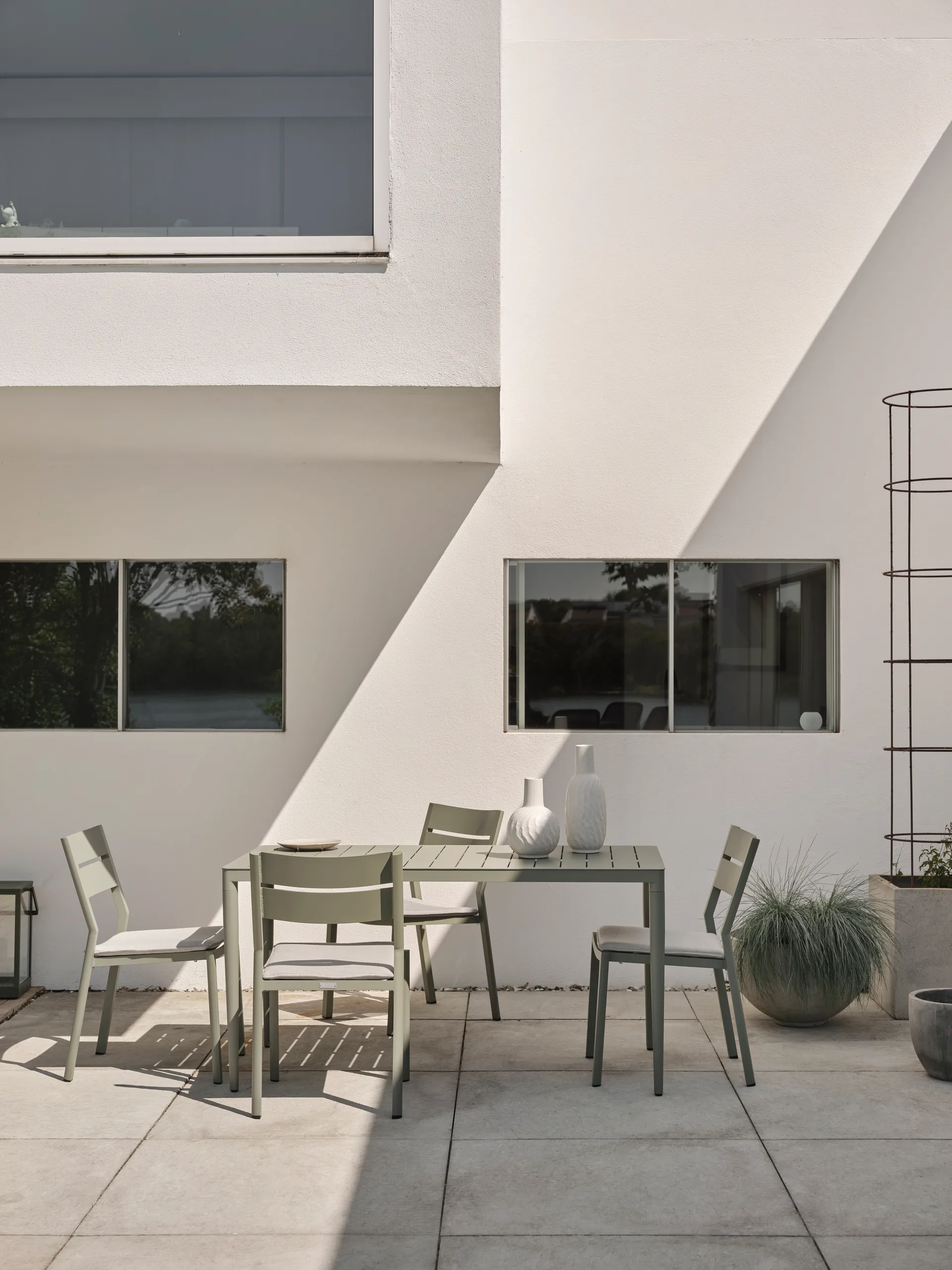 Tavolo da pranzo Bigby, Dusty green, 144x76 cm Brafab